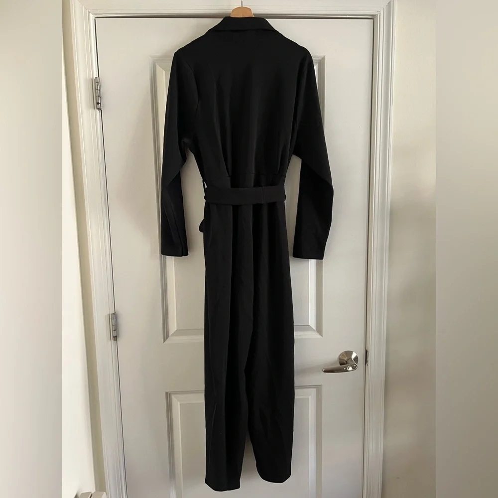 ASOS Black Suit Style Jumpsuit - Picture 2 of 4